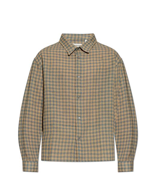 FRAME Natural Wool Shirt for men