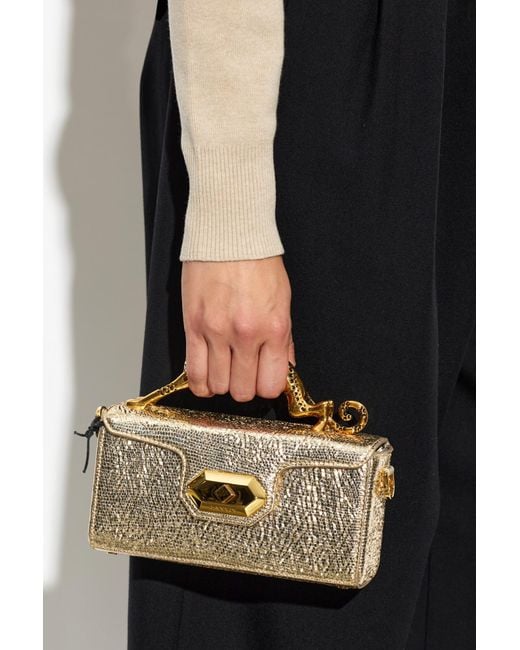 Lanvin Metallic "Pencil Cat Nano" Bag