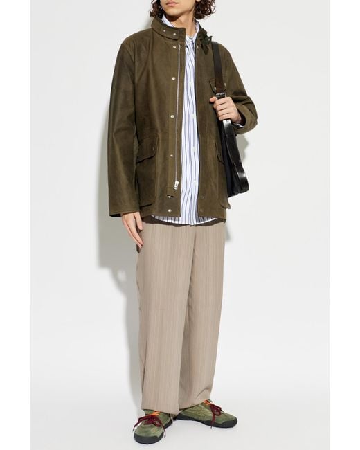 Rag & Bone Natural Leather Jacket With Pockets for men