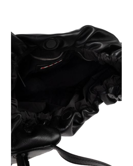Marni Black Shoulder Bag 'Scrunchie Medium'