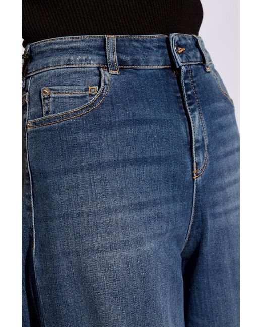 Emporio Armani Blue Straight-Leg Jeans