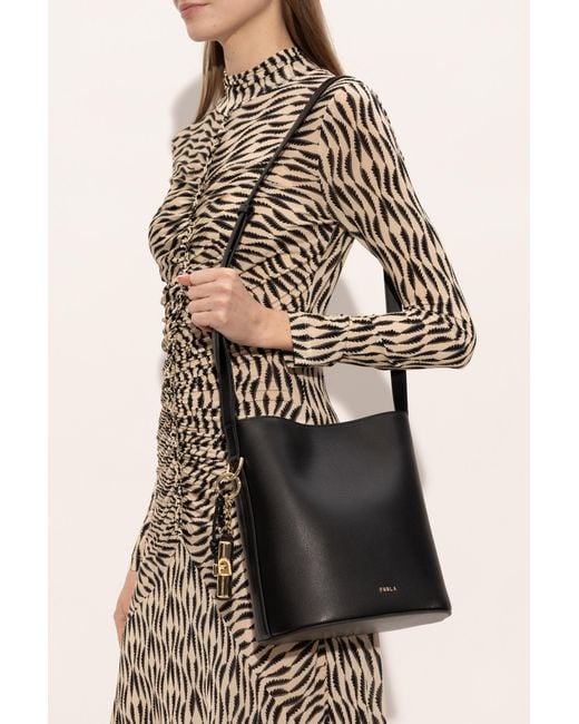 Furla Black Shoulder Bag 'Roxie Small'