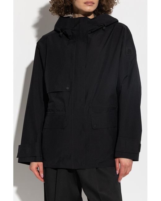 Moose Knuckles Black Hooded Jacket