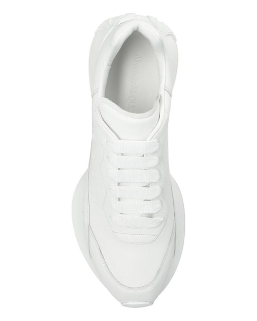 Alexander McQueen Black Sports Shoes With Logo for men