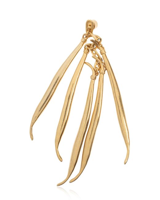 Jacquemus Brown Brass Earrings