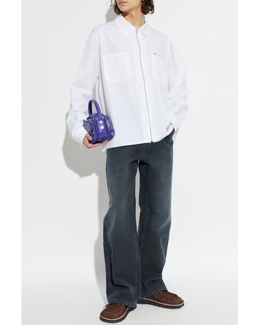 Marni White Shirt With Logo for men