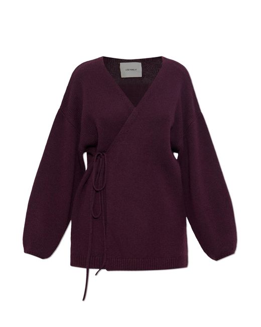 Lisa Yang Red Cardigan 'Laurina'