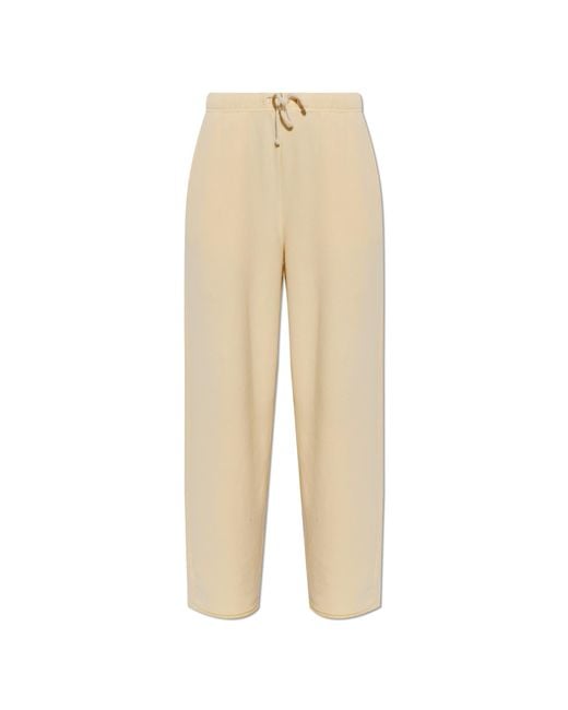 American Vintage Natural Wide-Leg Trousers