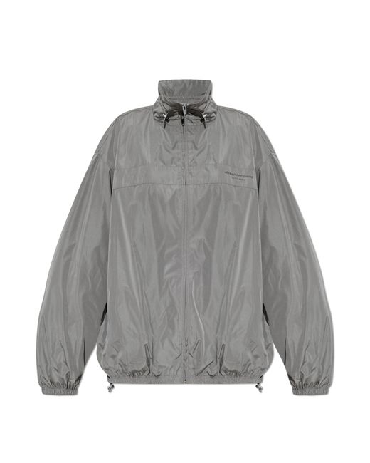 Alexander Wang Gray Jacket With Logo