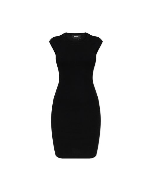 DSquared² Black Sleeveless Dress