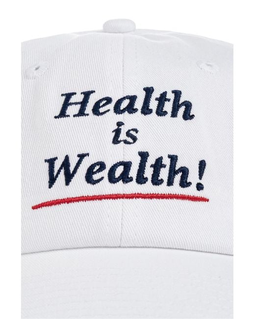Sporty & Rich White Baseball Cap