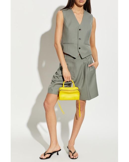 Anine Bing Gray 'Brice' Shorts