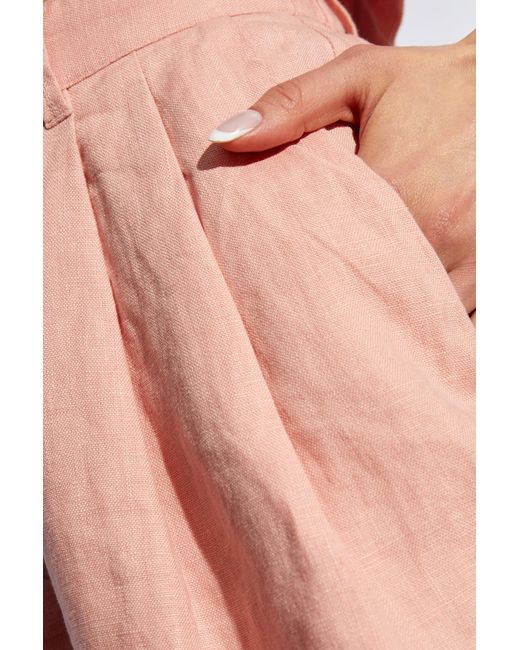 Posse Pink Linen Shorts 'marchello',