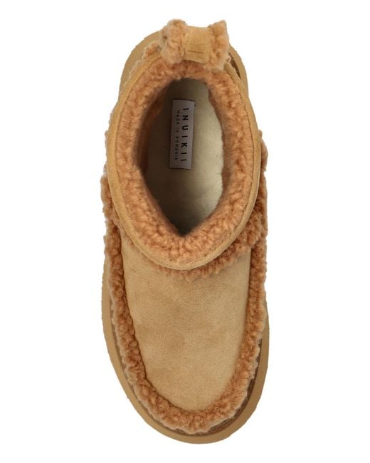 Inuikii Blue “Shearling Micro” Snow Boots