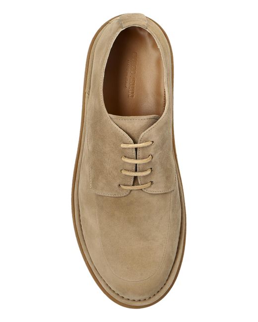 Giorgio Armani Blue Suede Shoes for men