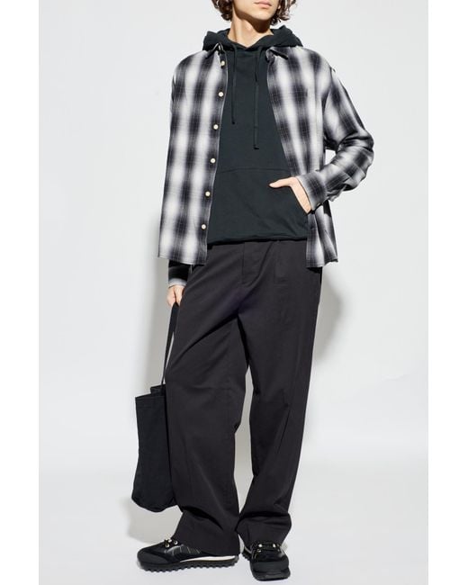 AllSaints Blue Brace Sweatshirt for men