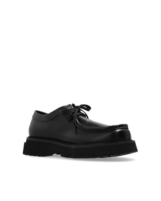 Ferragamo Black Lace-up Shoes for men