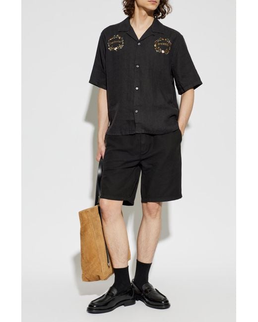 AllSaints Black "Klavicle" Shirt for men