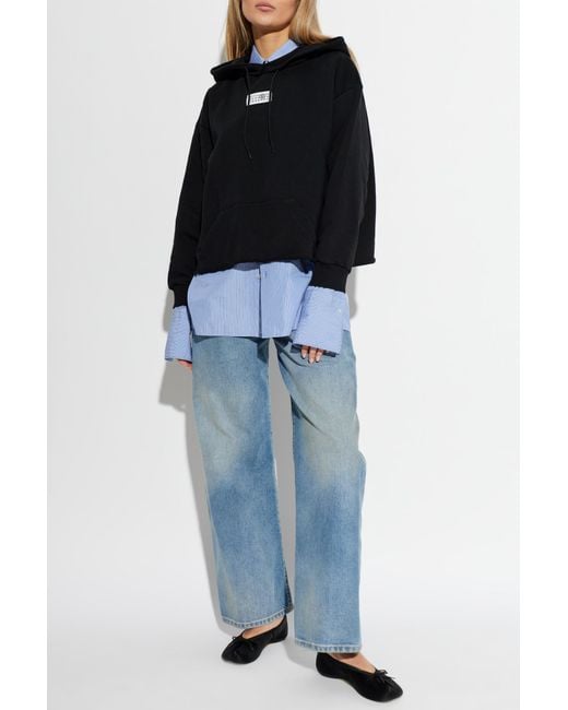 Maison Margiela Blue Straight-Leg Jeans