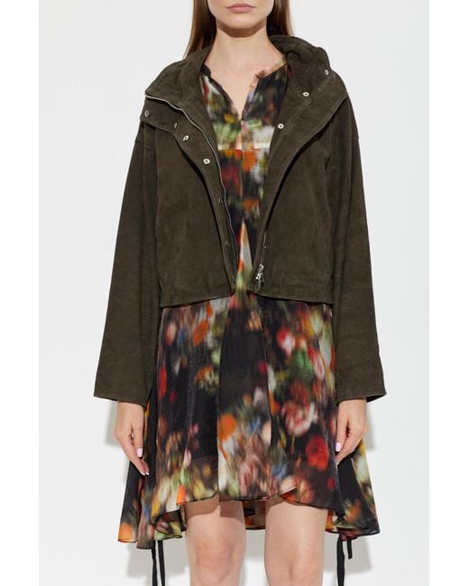 AllSaints Black 'Ryder' Suede Jacket