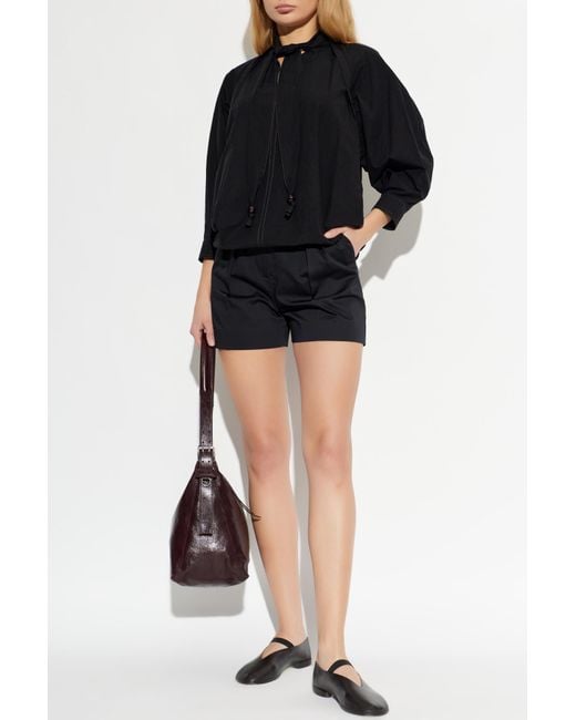Lemaire Black Loose-Fit Top