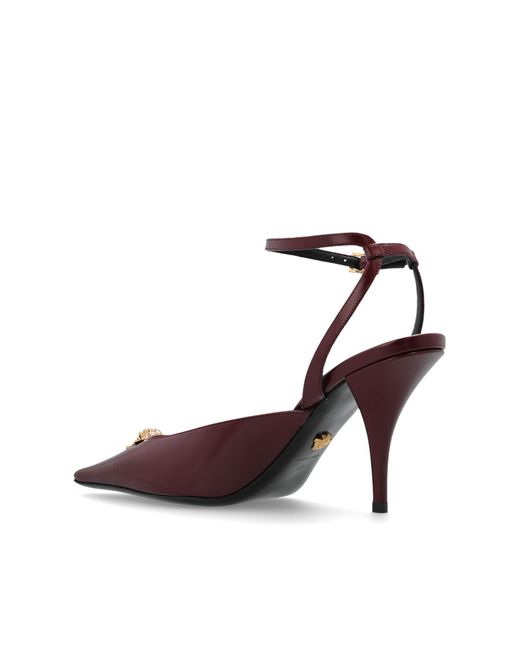 Versace Red Heeled Shoes