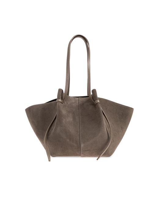 Yuzefi Brown Shopper Bag "Mochi Large"