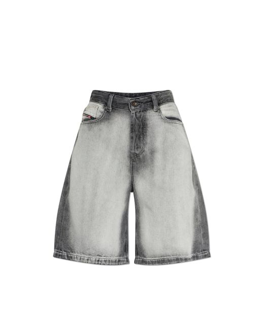DIESEL Gray 'De-Sire-Short-Fsi' Denim Shorts