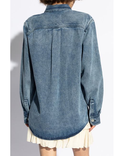 Isabel Marant Blue Denim Shirt `Talbot`