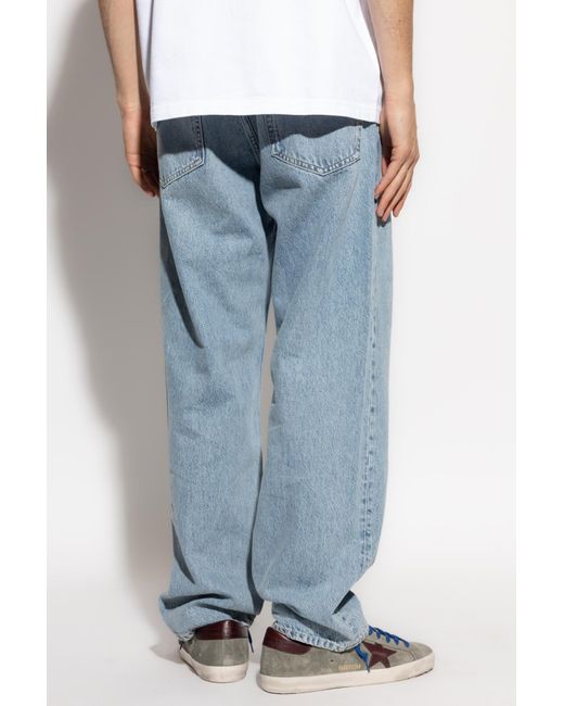 Rag & Bone Blue Straight Leg Jeans for men