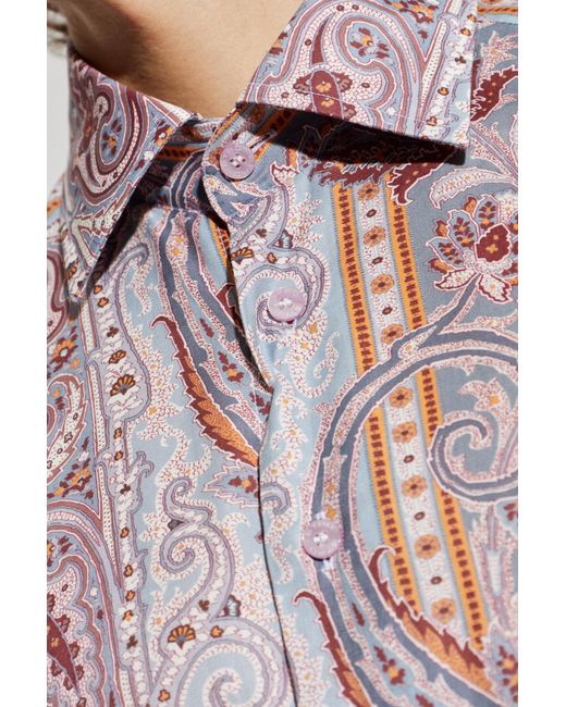 Etro Multicolor Patterned Shirt for men
