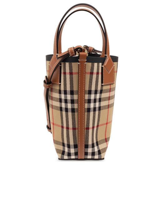 Burberry Brown 'london Mini' Shoulder Bag,