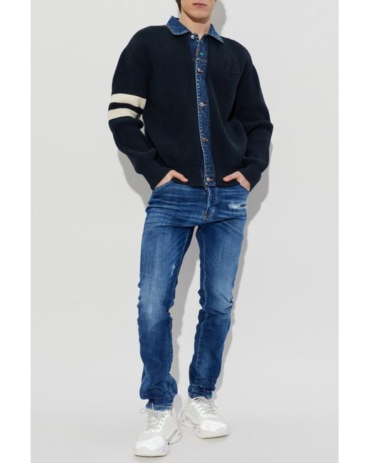 DSquared² Blue 'Teddy' Jeans for men