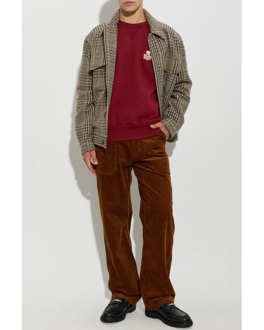 Isabel Marant Red Sweatshirt "Mike" for men