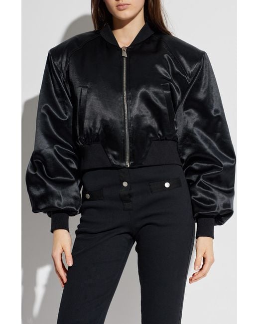 The Attico Black "Bomber" Jacket