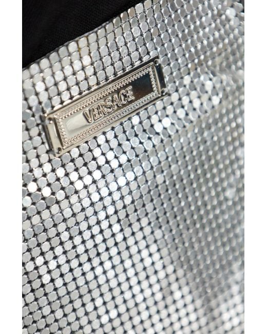 Versace Black Sequin Shorts