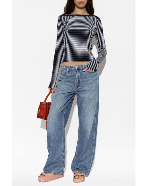 Rag & Bone Blue 'Logan' Jeans