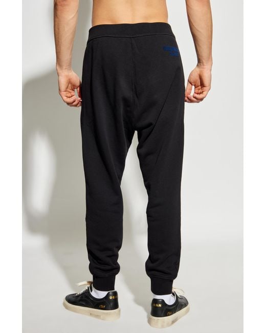 DSquared² Black Sweatshirt With Logo for men