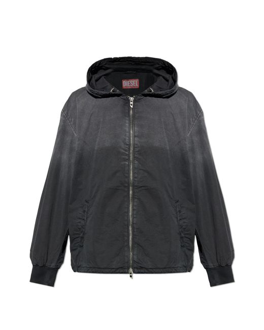 DIESEL Black Jacket J-Ade for men