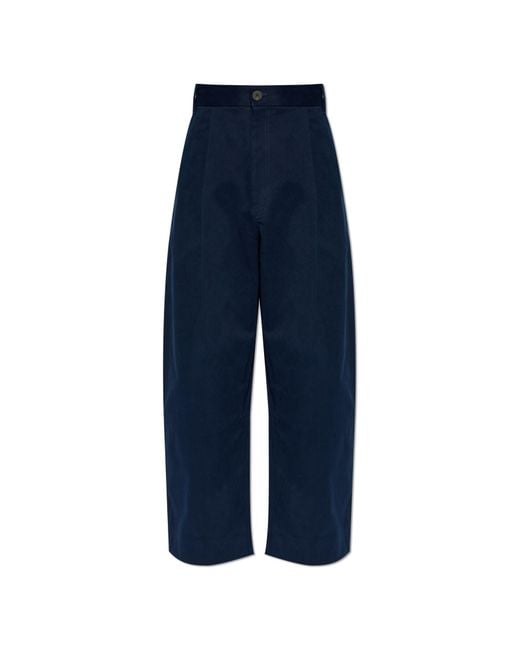 Studio Nicholson Blue 'Sorte' Trousers for men