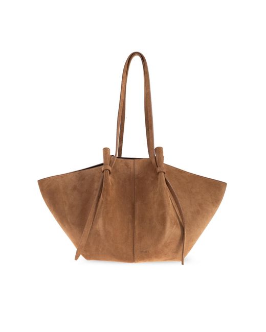 Yuzefi Brown "Mochi Large" Shopper Bag