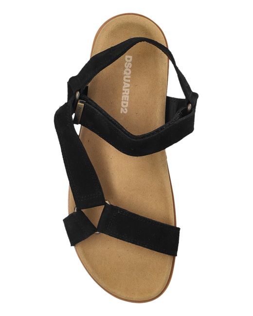 DSquared² Black 'D2 Cargo' Sandals for men