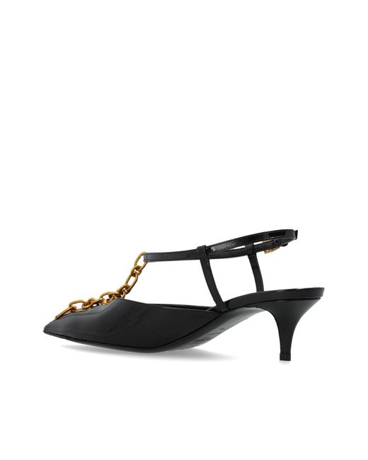 Balmain White Heeled Shoes 'Sync'