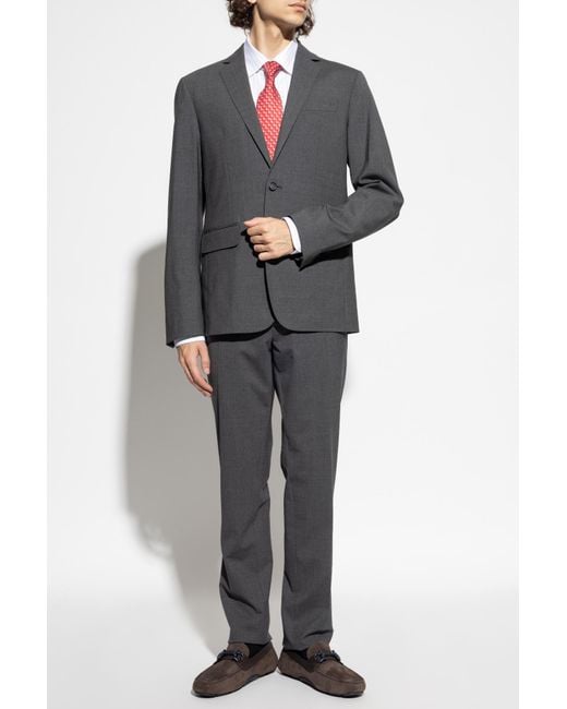 DSquared² Gray Wool Suit for men