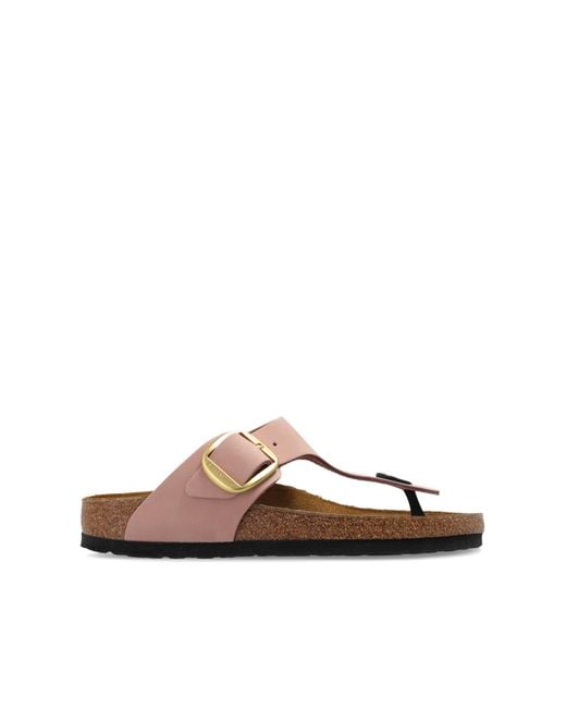 Birkenstock Brown 'Gizeh Big Buckle' Flip-Flops
