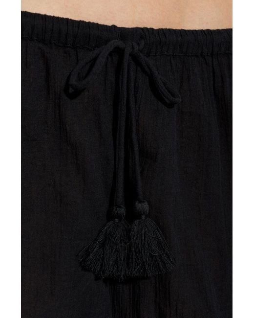 Ulla Johnson Black 'Aran' Shorts