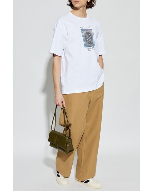 Samsøe & Samsøe White T-Shirt "Sagergei" for men