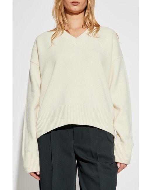 AMI Blue Sweater With Logo