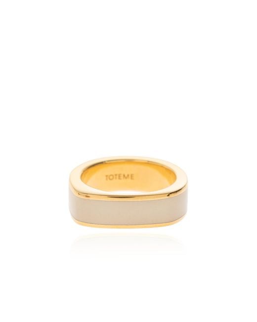 Totême Pink Gilded Ring