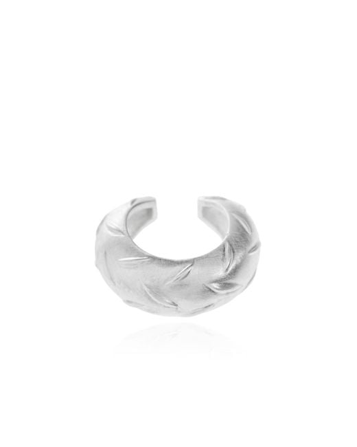 M I S B H V White Brass Ear Cuff
